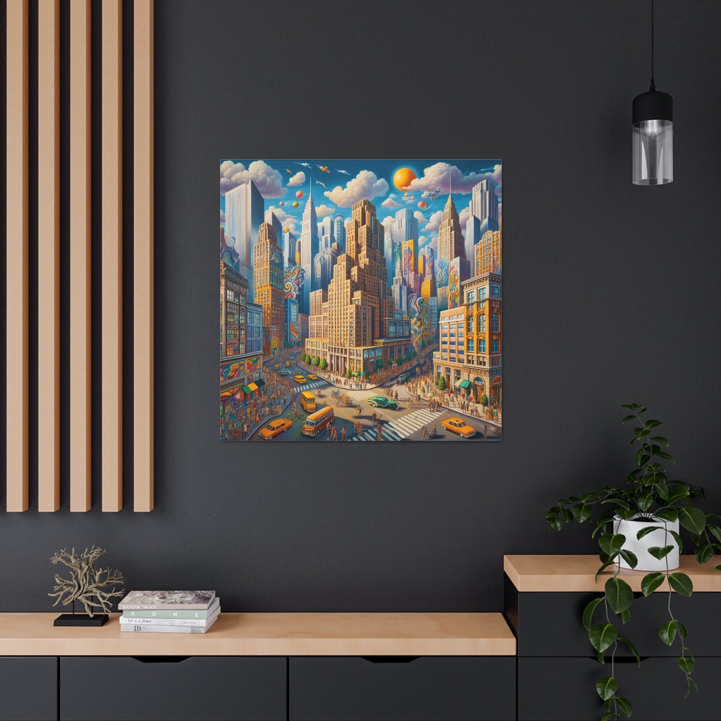 Canvas Gallery Wrap - City 6