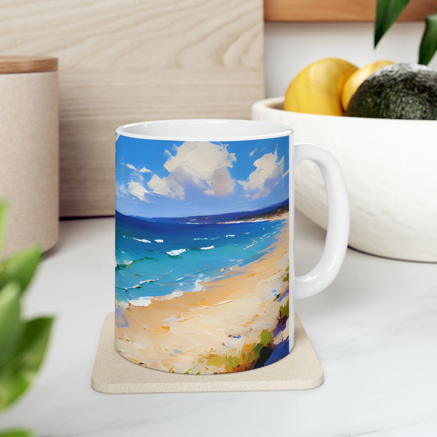 Ceramic Mug 11oz - Beach 9002