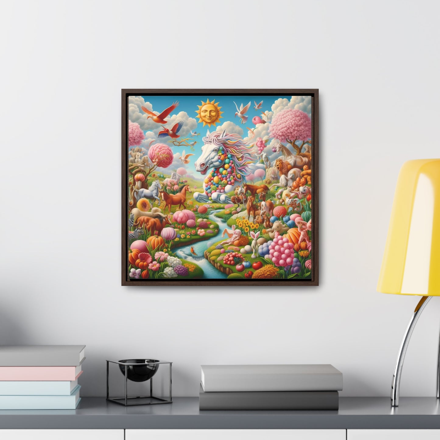 Framed Gallery Canvas Wrap - Spring 138