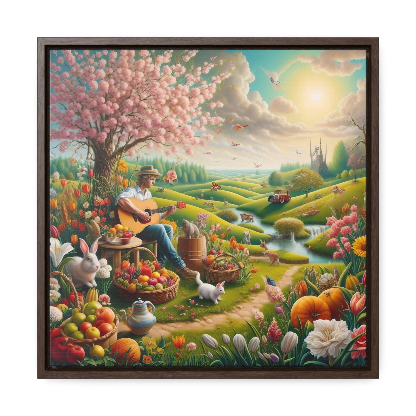 Framed Gallery Canvas Wrap - Spring 49