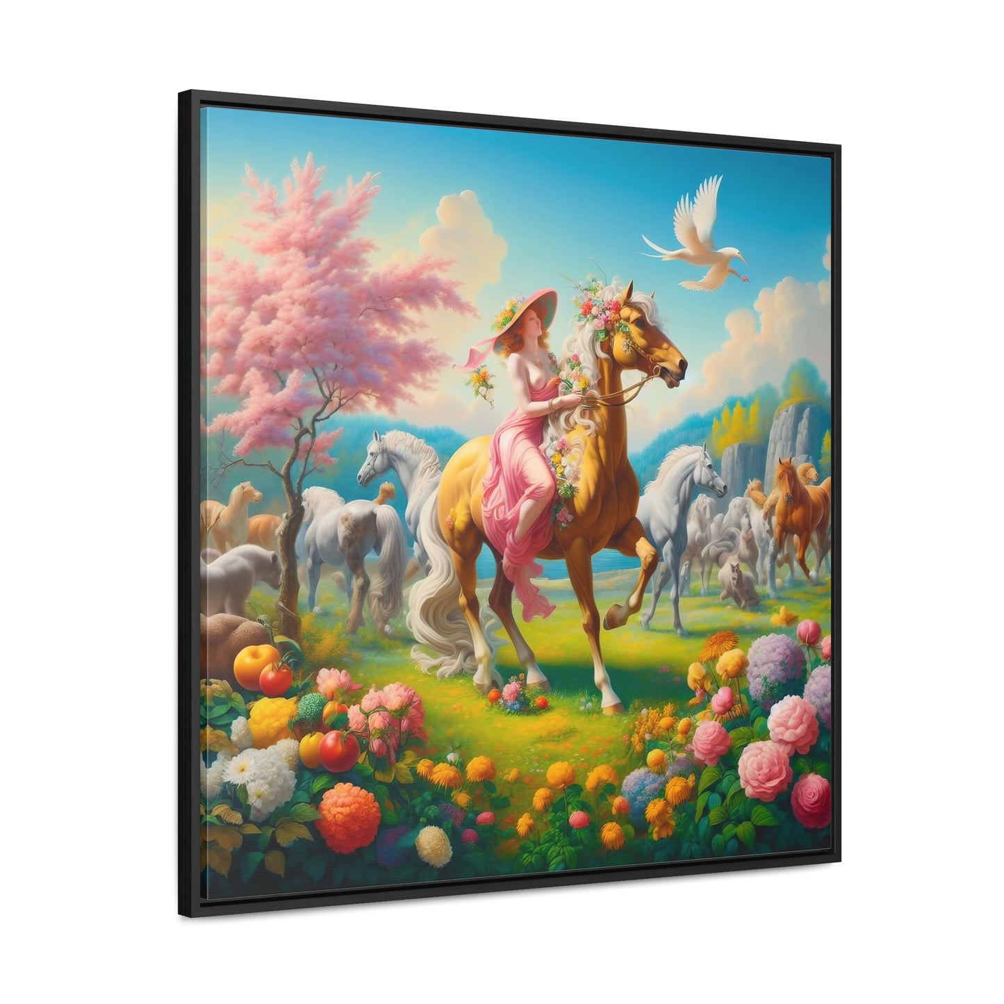 Framed Gallery Canvas Wrap - Spring 41