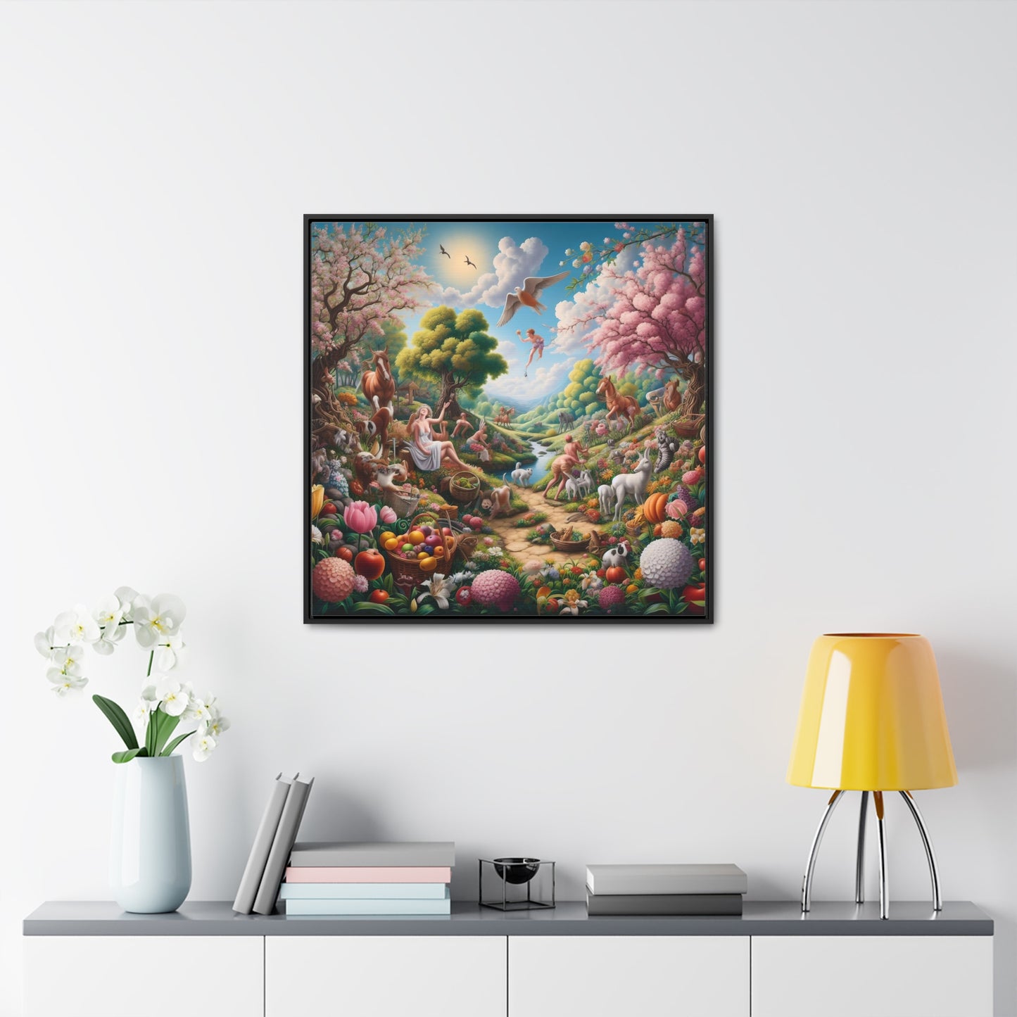 Framed Gallery Canvas Wrap - Spring 4