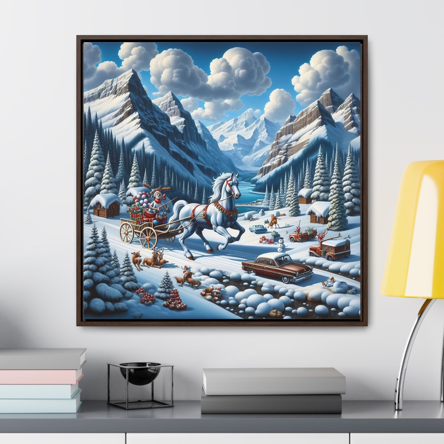 Framed Gallery Canvas Wrap - Winter 107