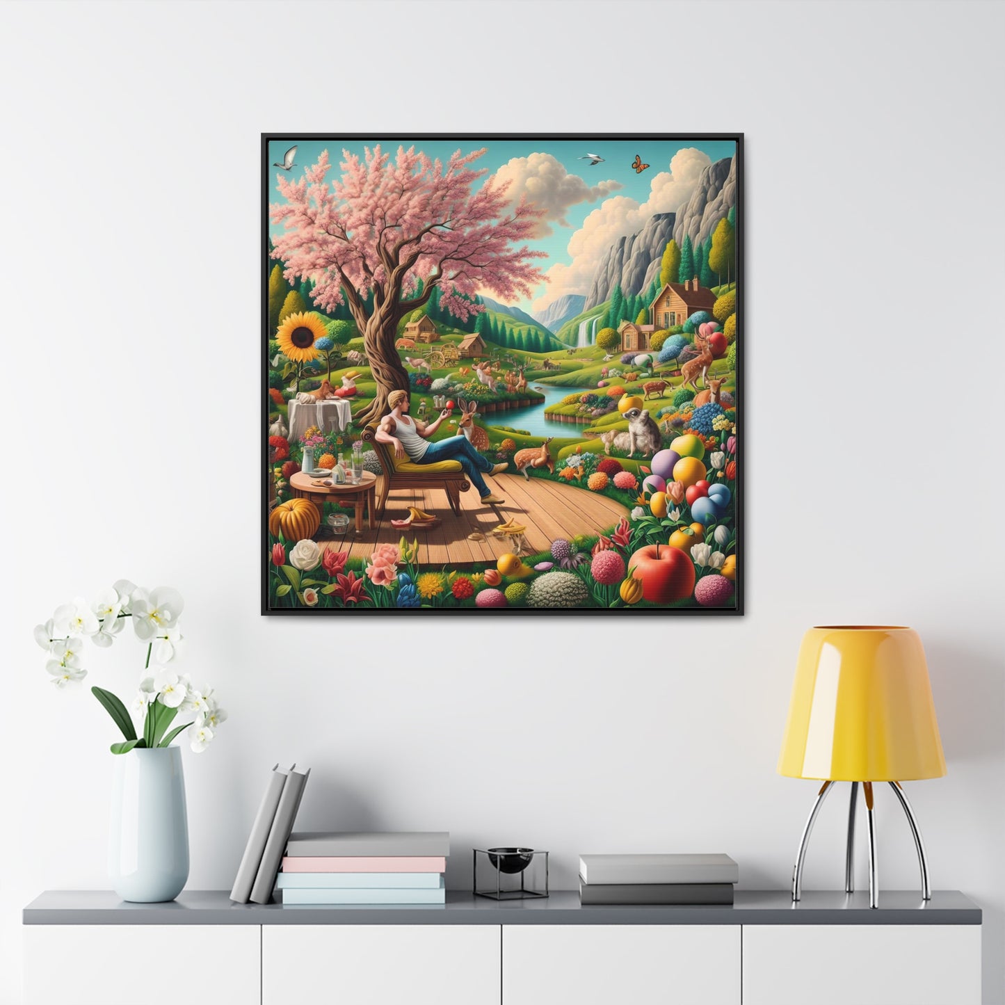 Framed Gallery Canvas Wrap - Spring 13