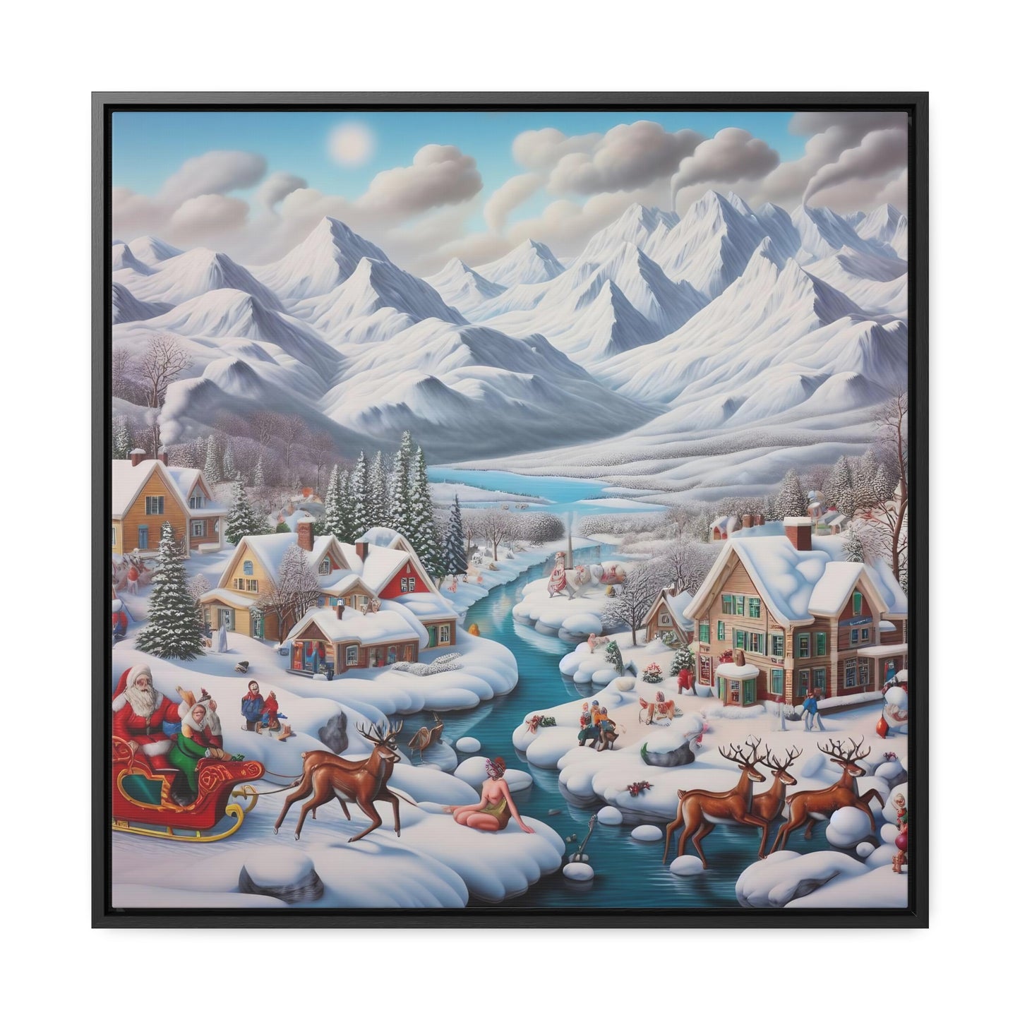 Framed Gallery Canvas Wrap - Winter 109