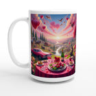 White 15oz Ceramic Mug - Valentine's Day 1