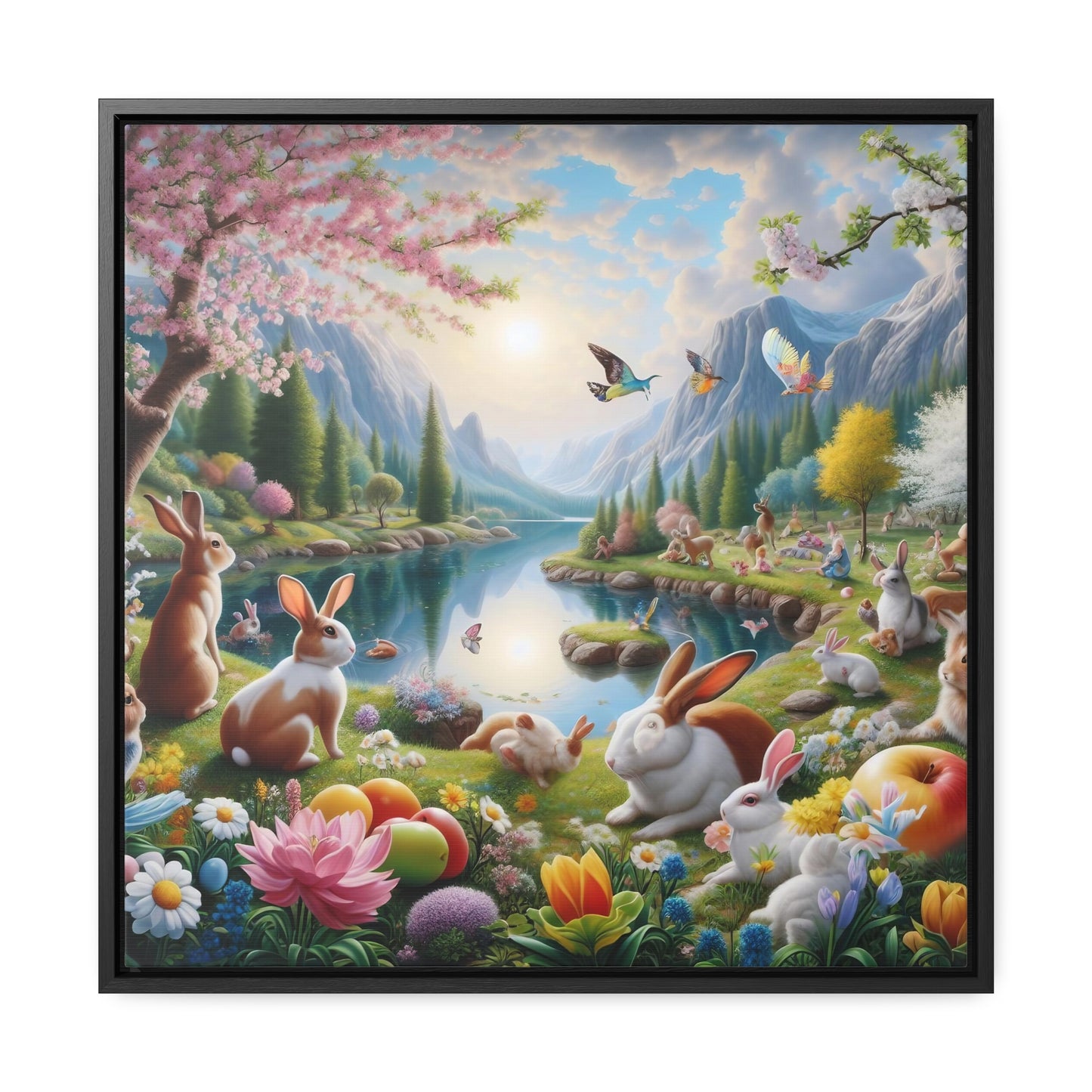 Framed Gallery Canvas Wrap - Spring 15