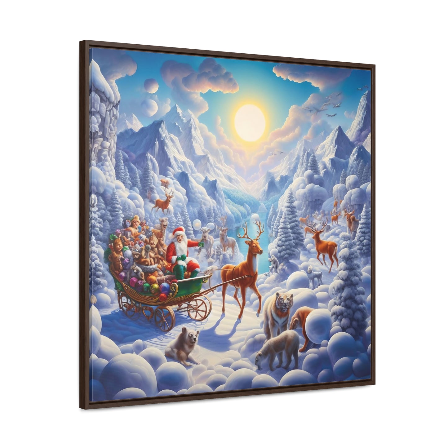 Framed Gallery Canvas Wrap - Winter 123