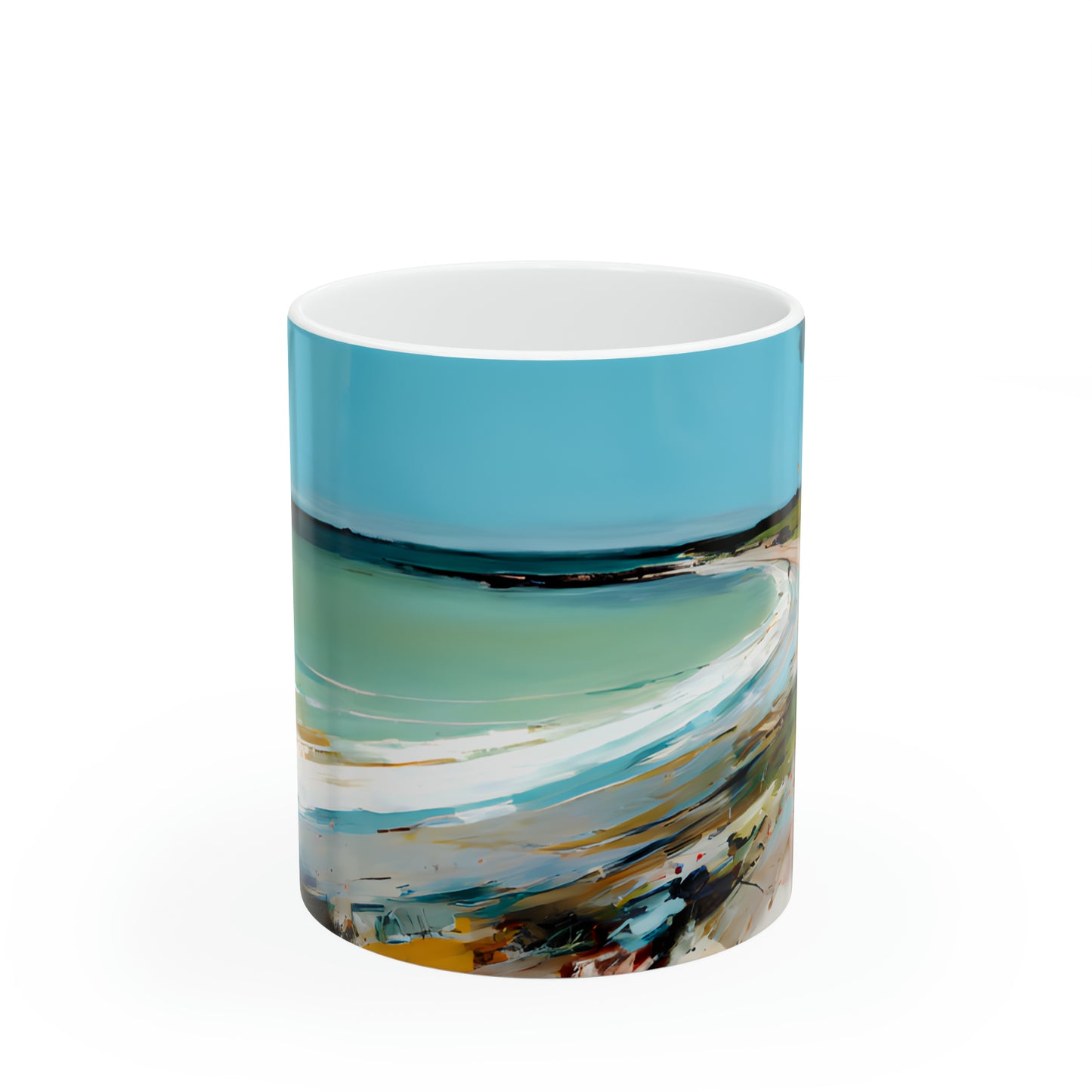 Ceramic Mug 11oz - Beach 7003