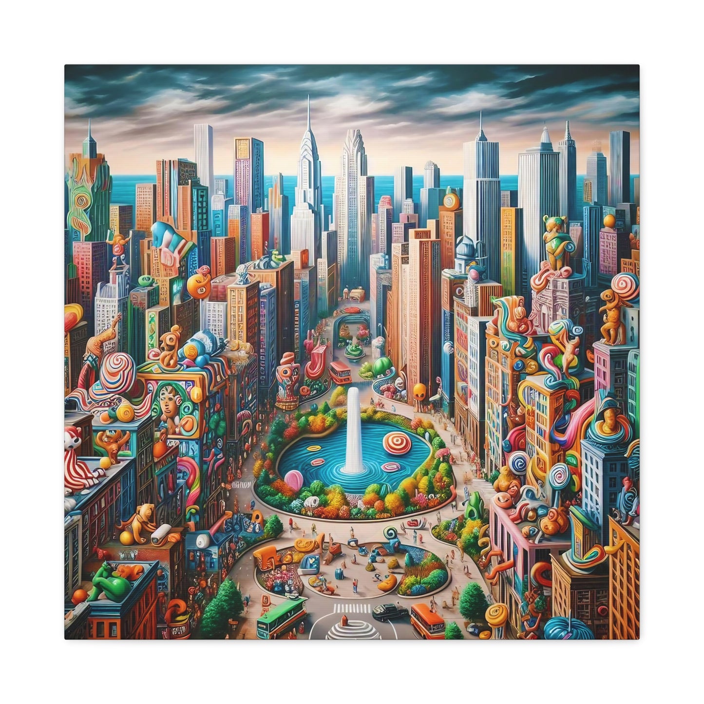 Canvas Gallery Wrap - City 8