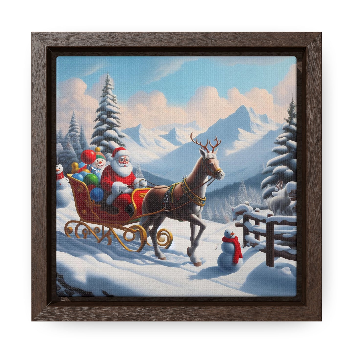 Framed Gallery Canvas Wrap - Winter 125