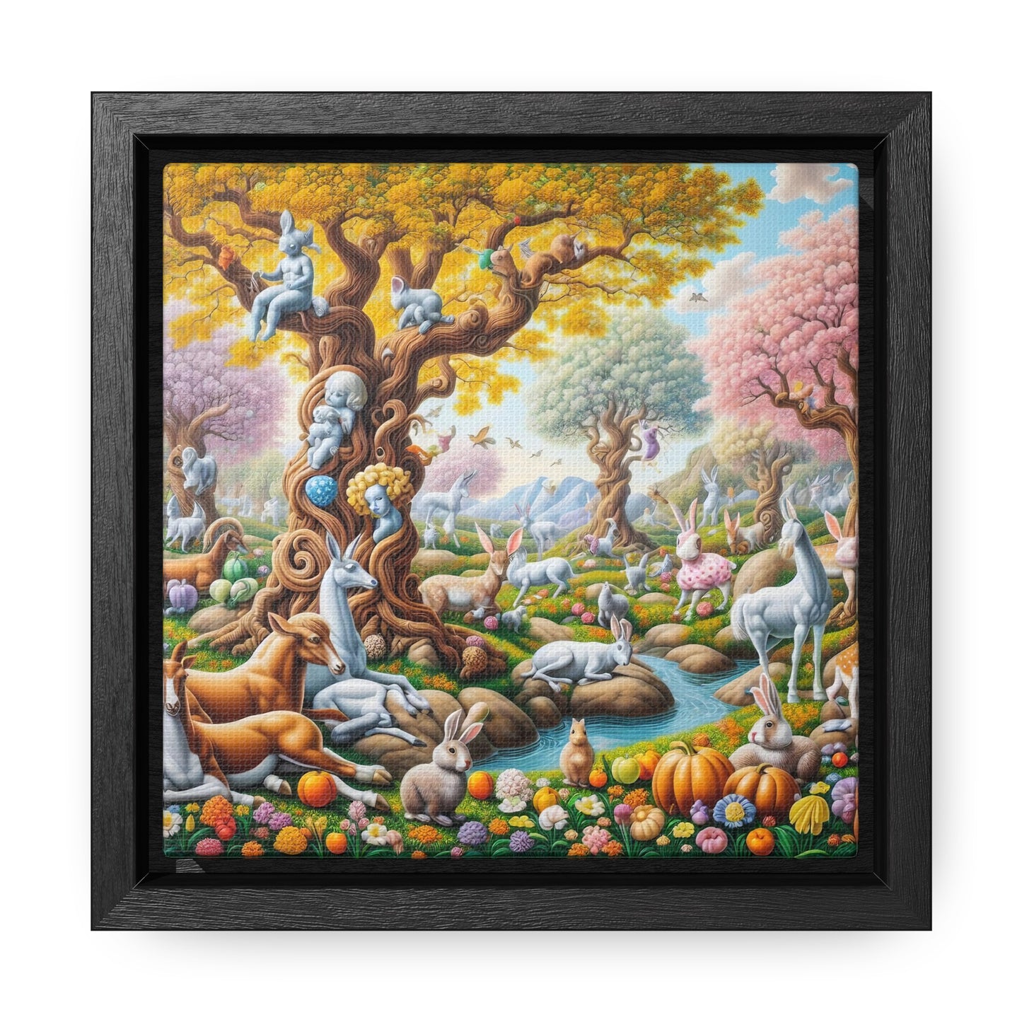 Framed Gallery Canvas Wrap - Spring 133