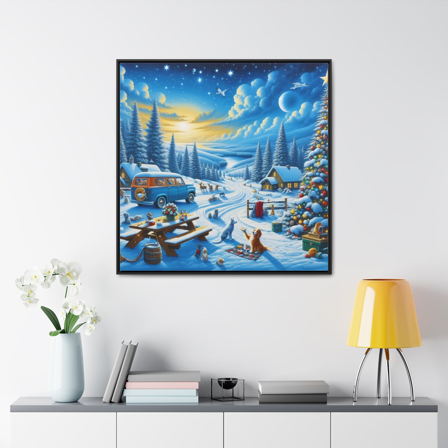 Framed Gallery Canvas Wrap - Winter 110