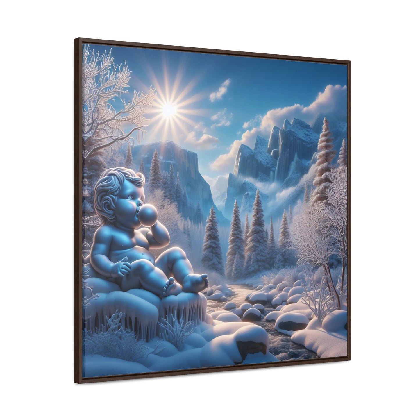 Framed Gallery Canvas Wrap - Winter 119