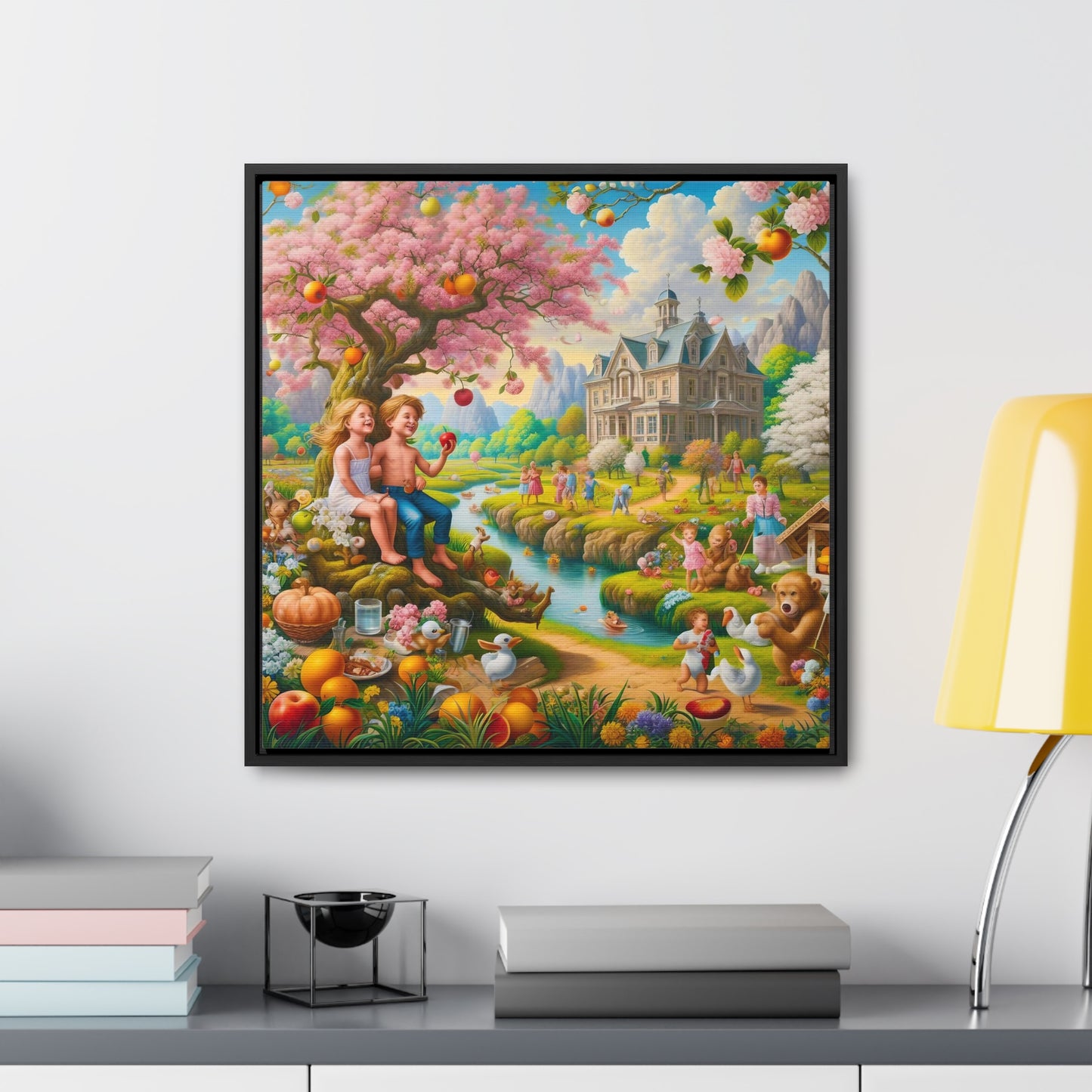 Framed Gallery Canvas Wrap - Spring 35