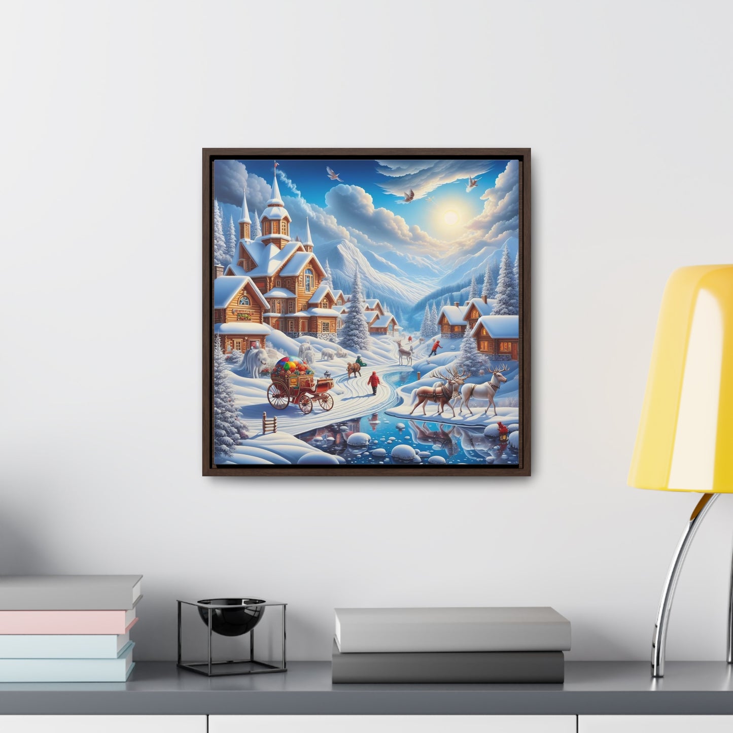 Framed Gallery Canvas Wrap - Winter 115