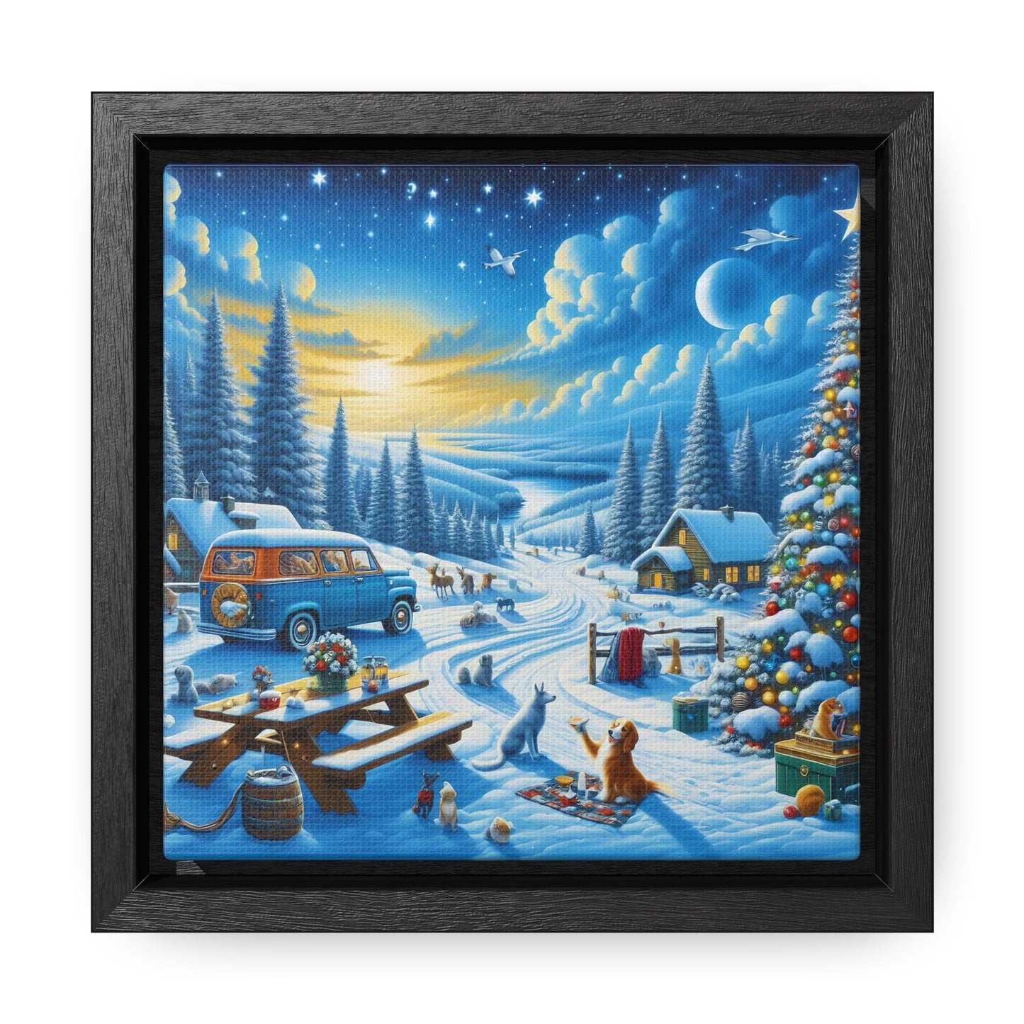 Framed Gallery Canvas Wrap - Winter 110