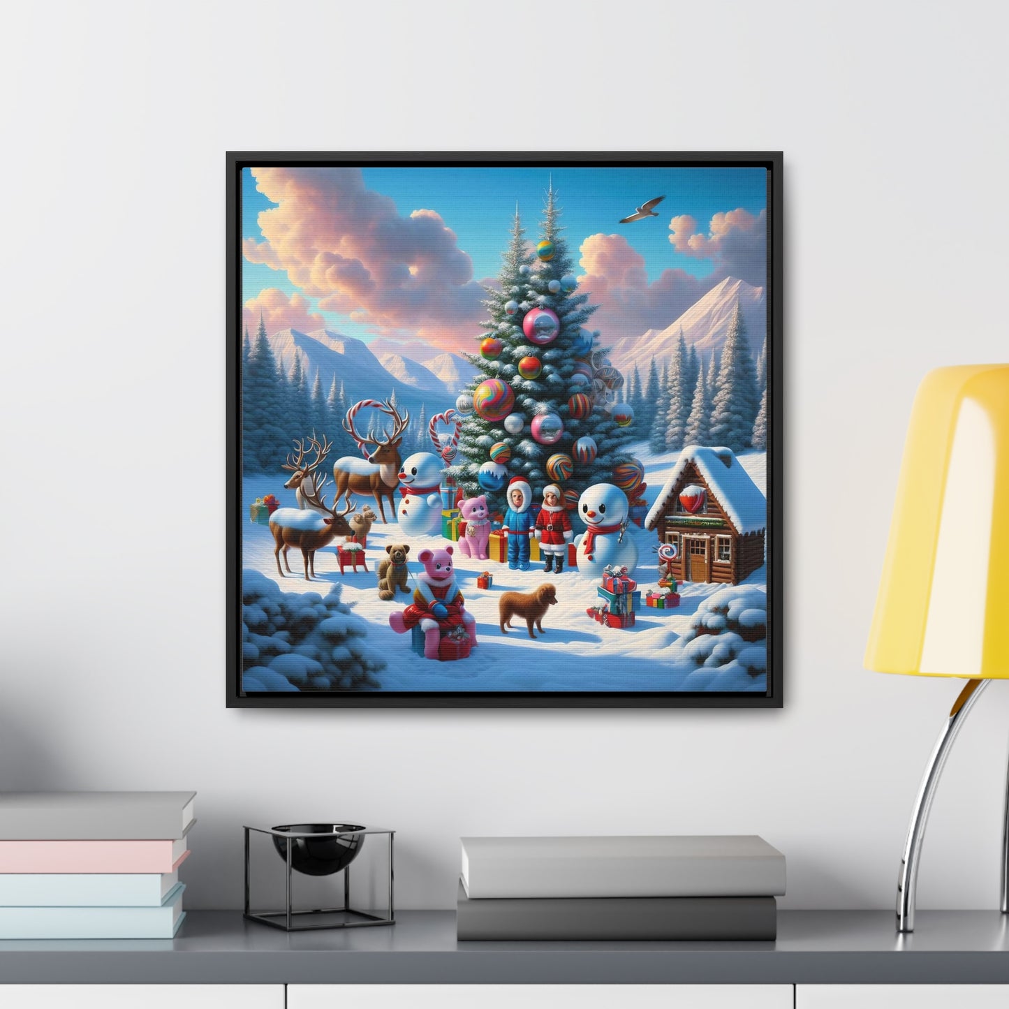 Framed Gallery Canvas Wrap - Winter 122