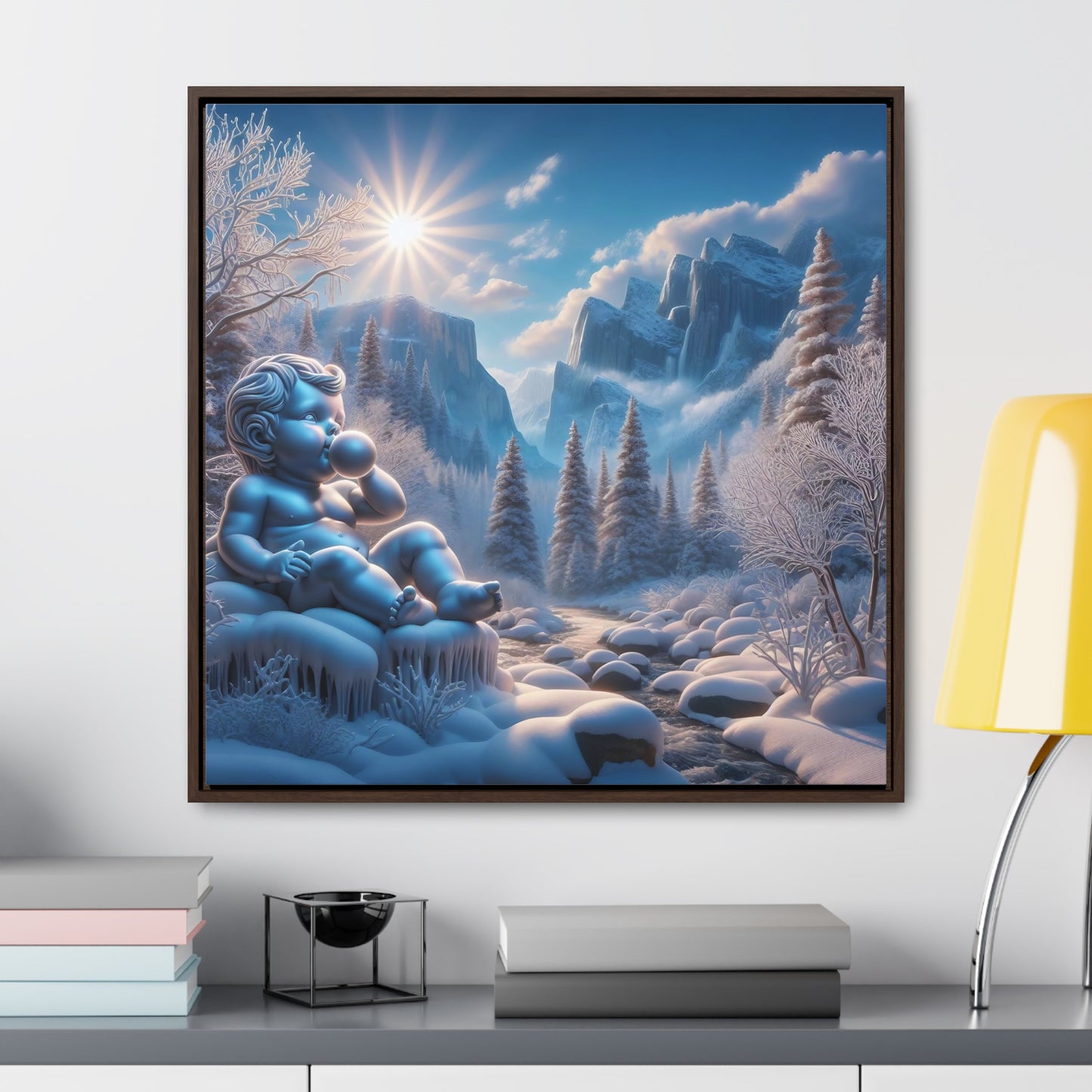 Framed Gallery Canvas Wrap - Winter 119