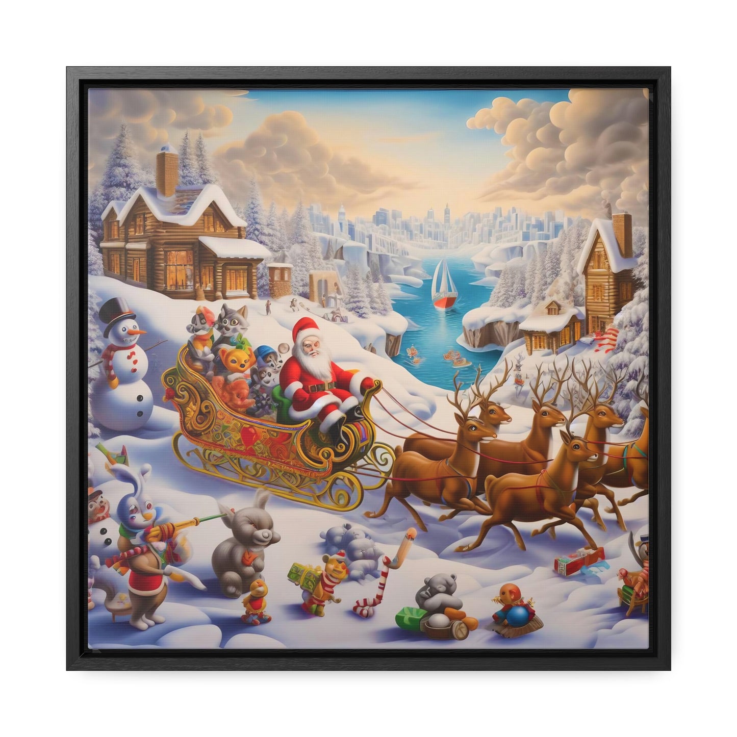 Framed Gallery Canvas Wrap - Winter 112