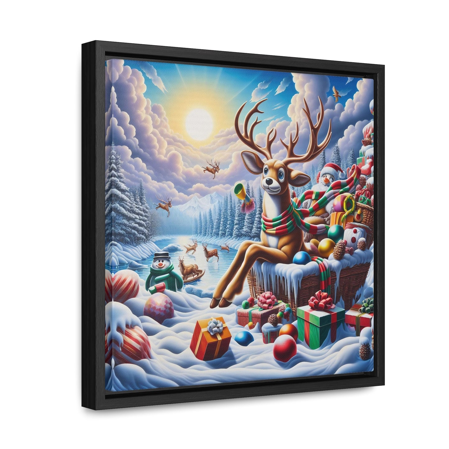 Framed Gallery Canvas Wrap - Winter 117