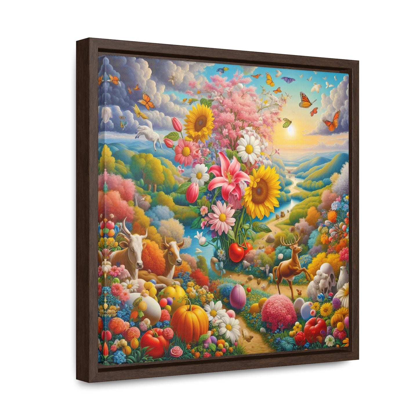 Framed Gallery Canvas Wrap - Spring 40