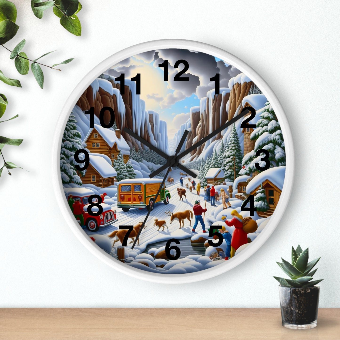 Wall Clock - Winter 120