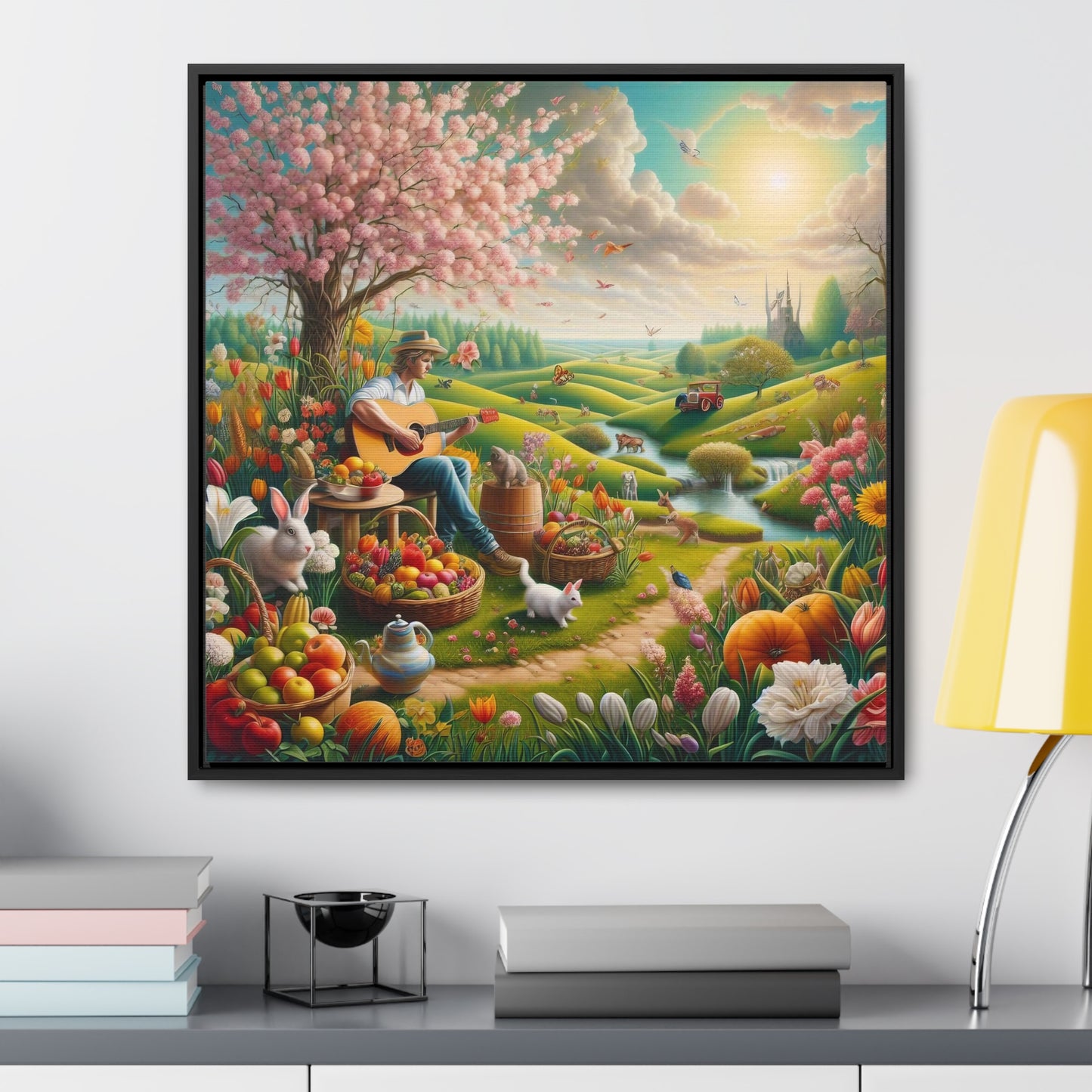 Framed Gallery Canvas Wrap - Spring 49