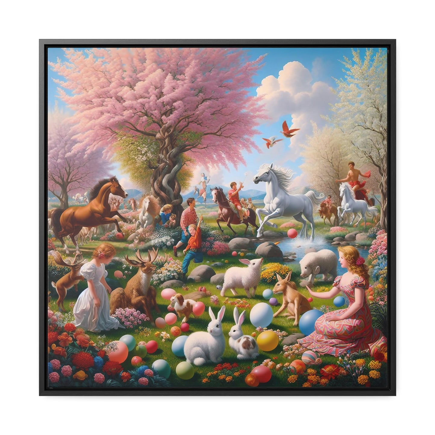 Framed Gallery Canvas Wrap - Spring 43