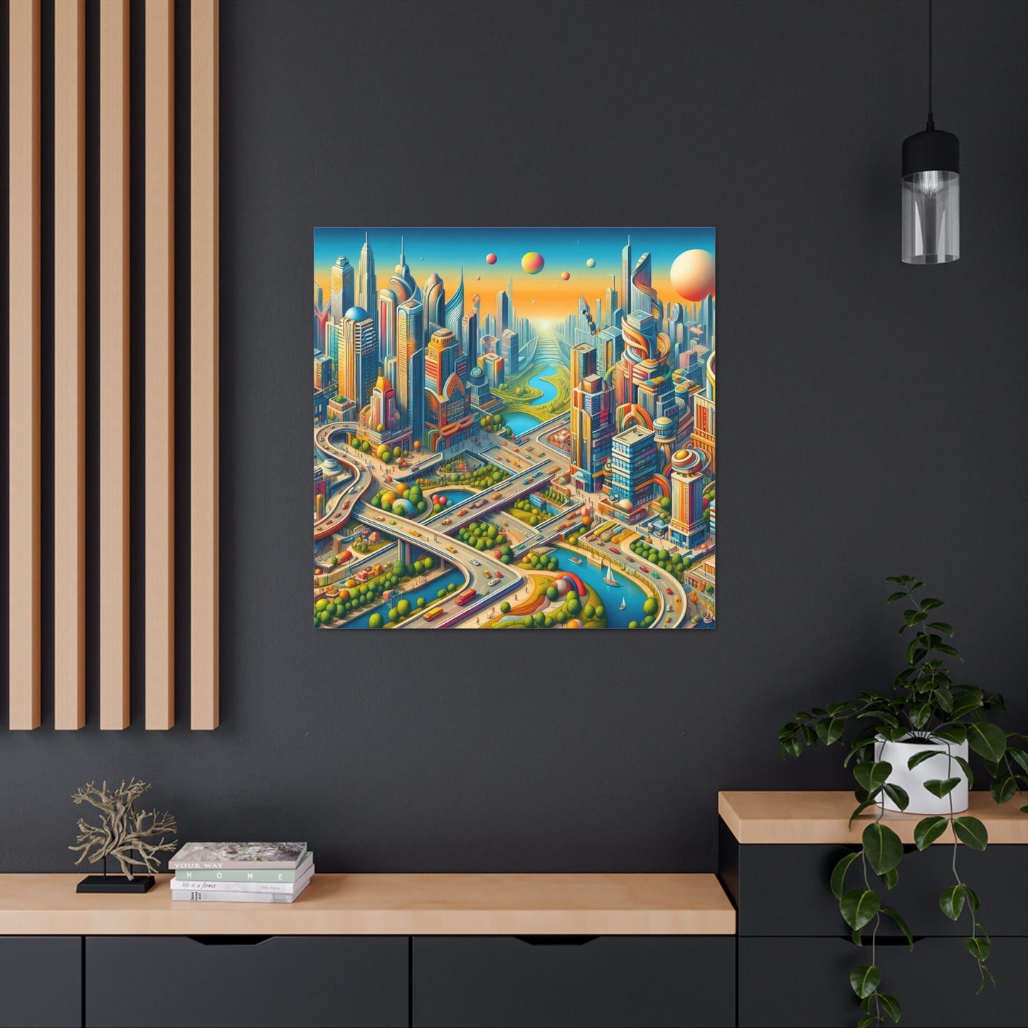 Canvas Gallery Wrap - City 9