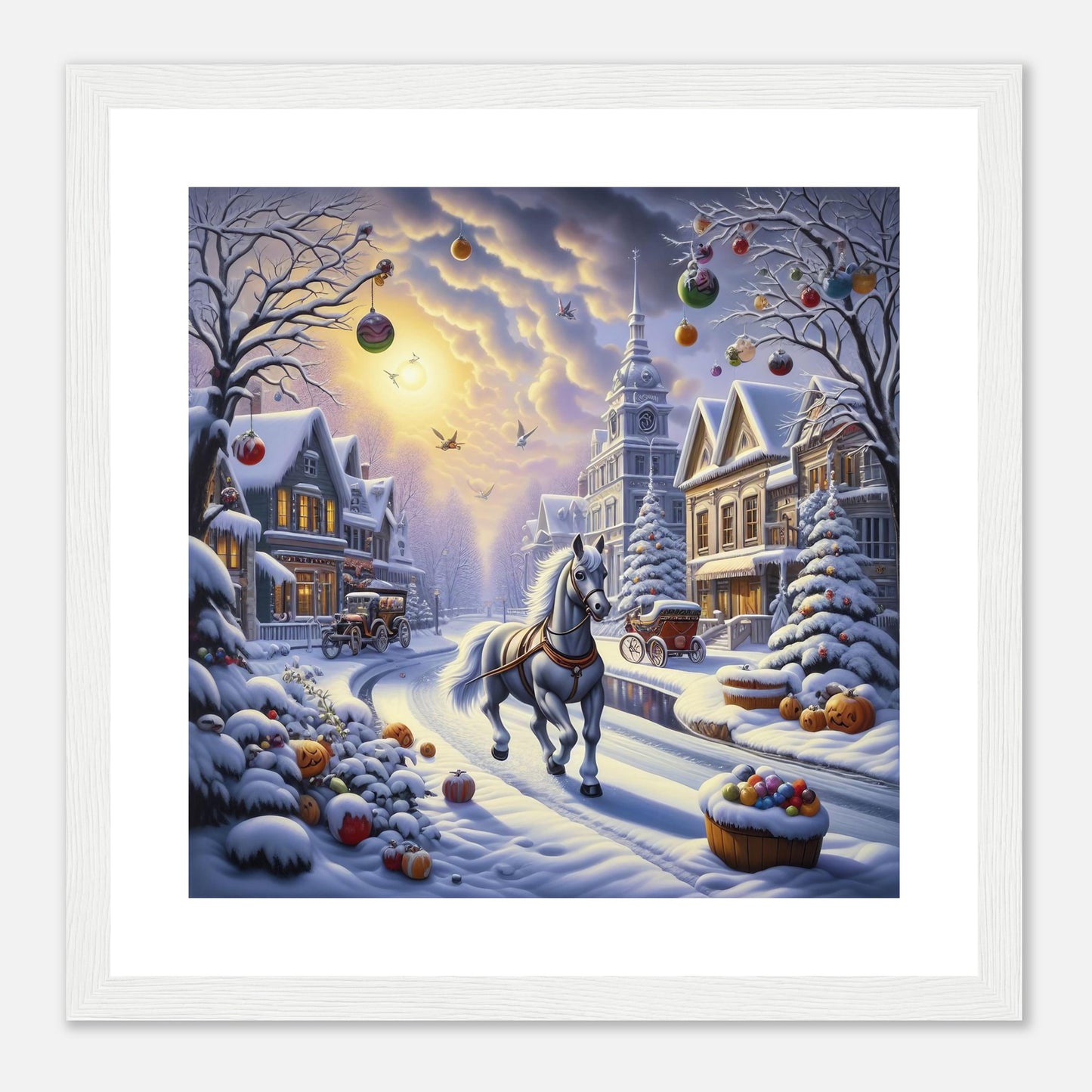 Wall Art - Winter 73 - Horse walking