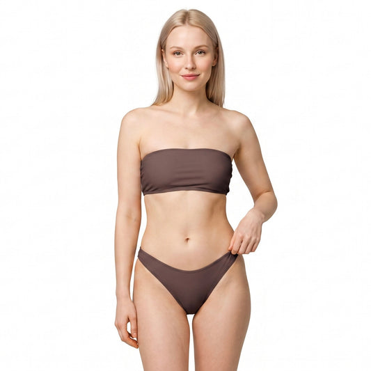 Bandeau Bikini Set - Timeless - Congo Brown