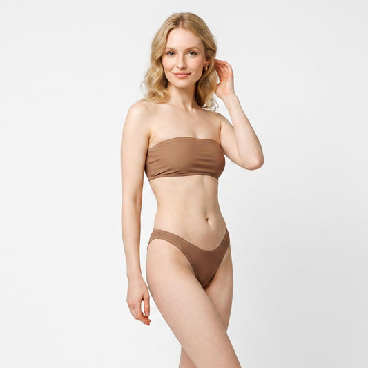 Bandeau Bikini Set - Timeless - Mocha