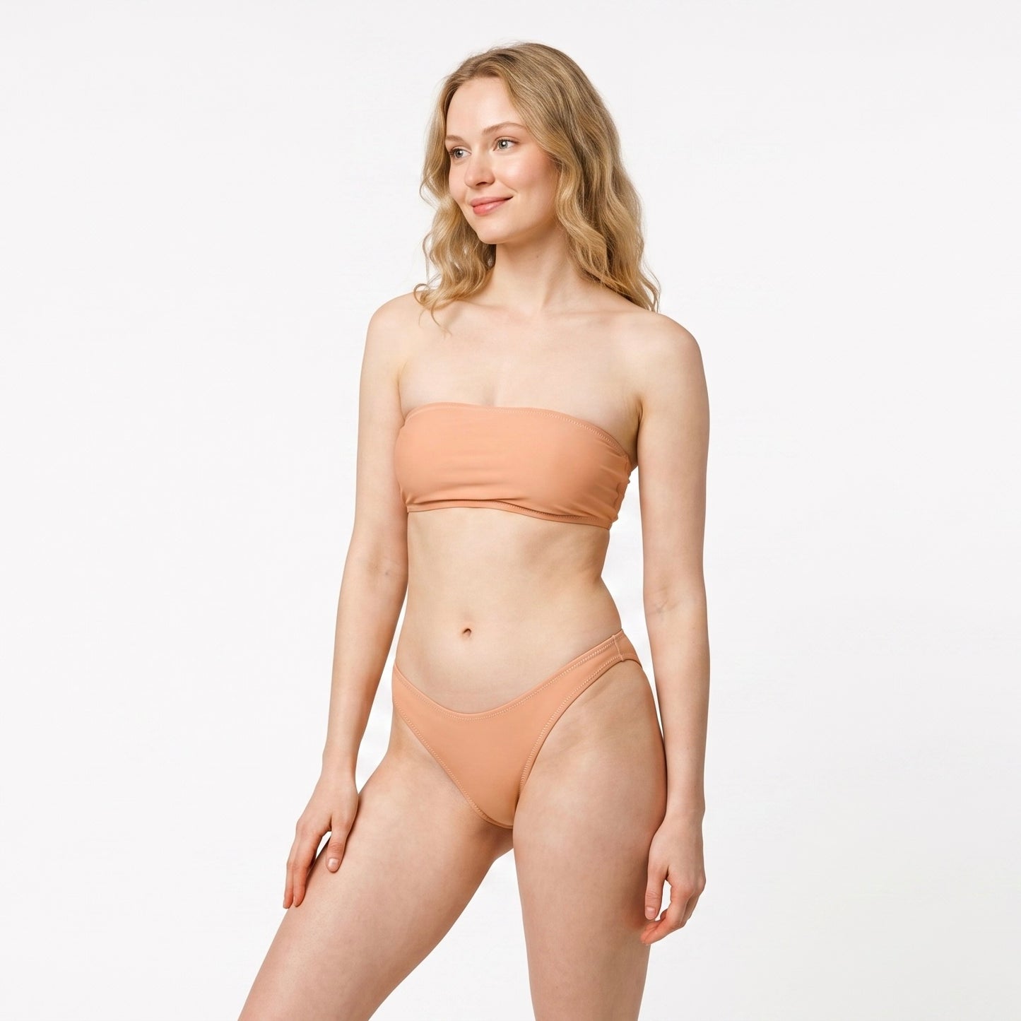 Bandeau Bikini Set - Timeless - Peachy Fuzz
