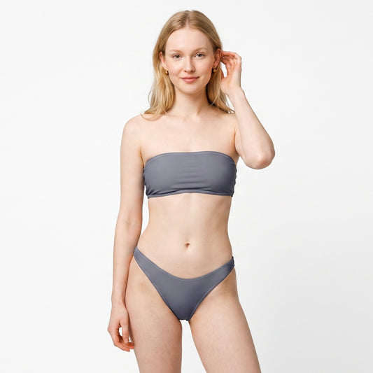 Bandeau Bikini Set - Timeless - Storm Grey