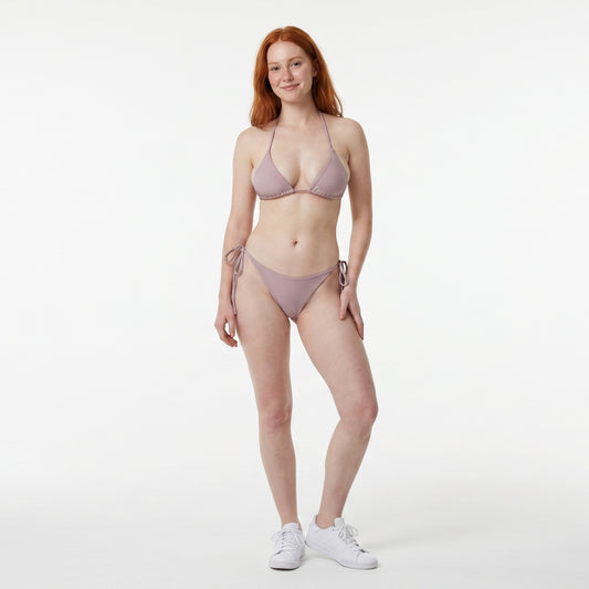 String Bikini Bottom - Timeless - Mauve Mirage