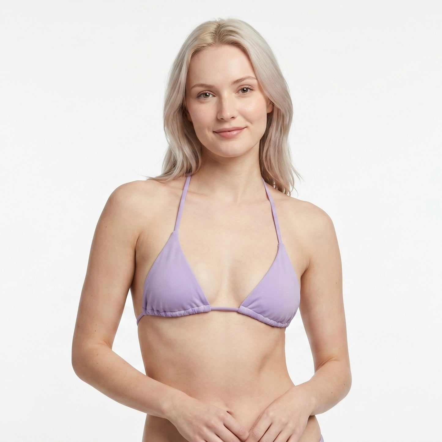 String Bikini Top - Timeless - Pastel Lilac