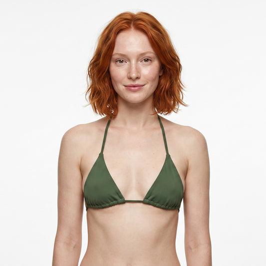 String Bikini Top - Timeless - Serene Green