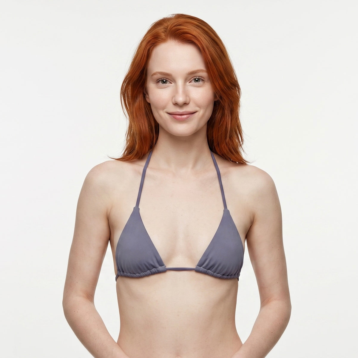 String Bikini Top - Timeless - Storm Grey