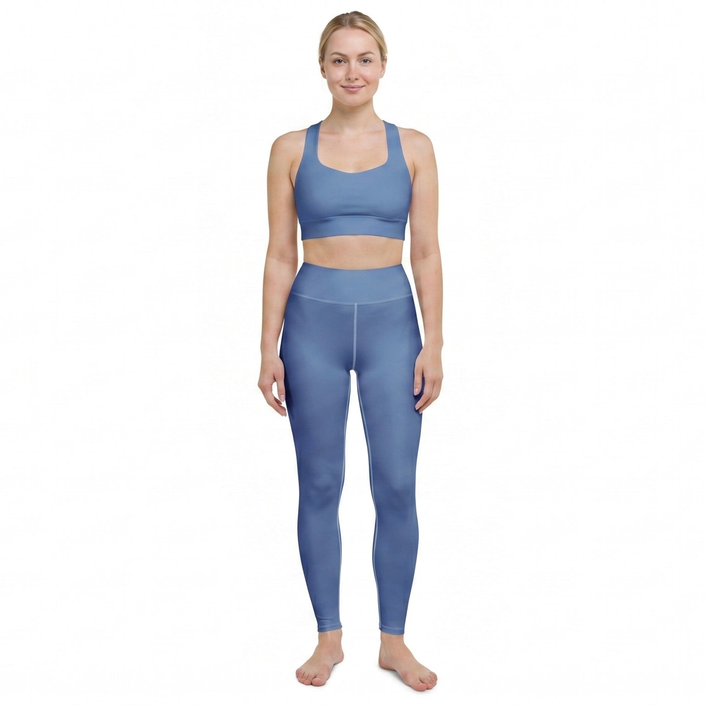 Yoga Leggings - Deep Blue Cove