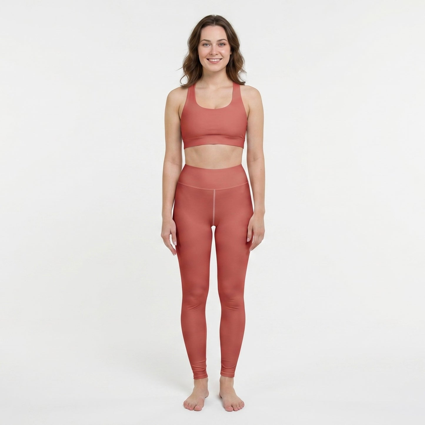 Yoga Leggings - Sunset Ember