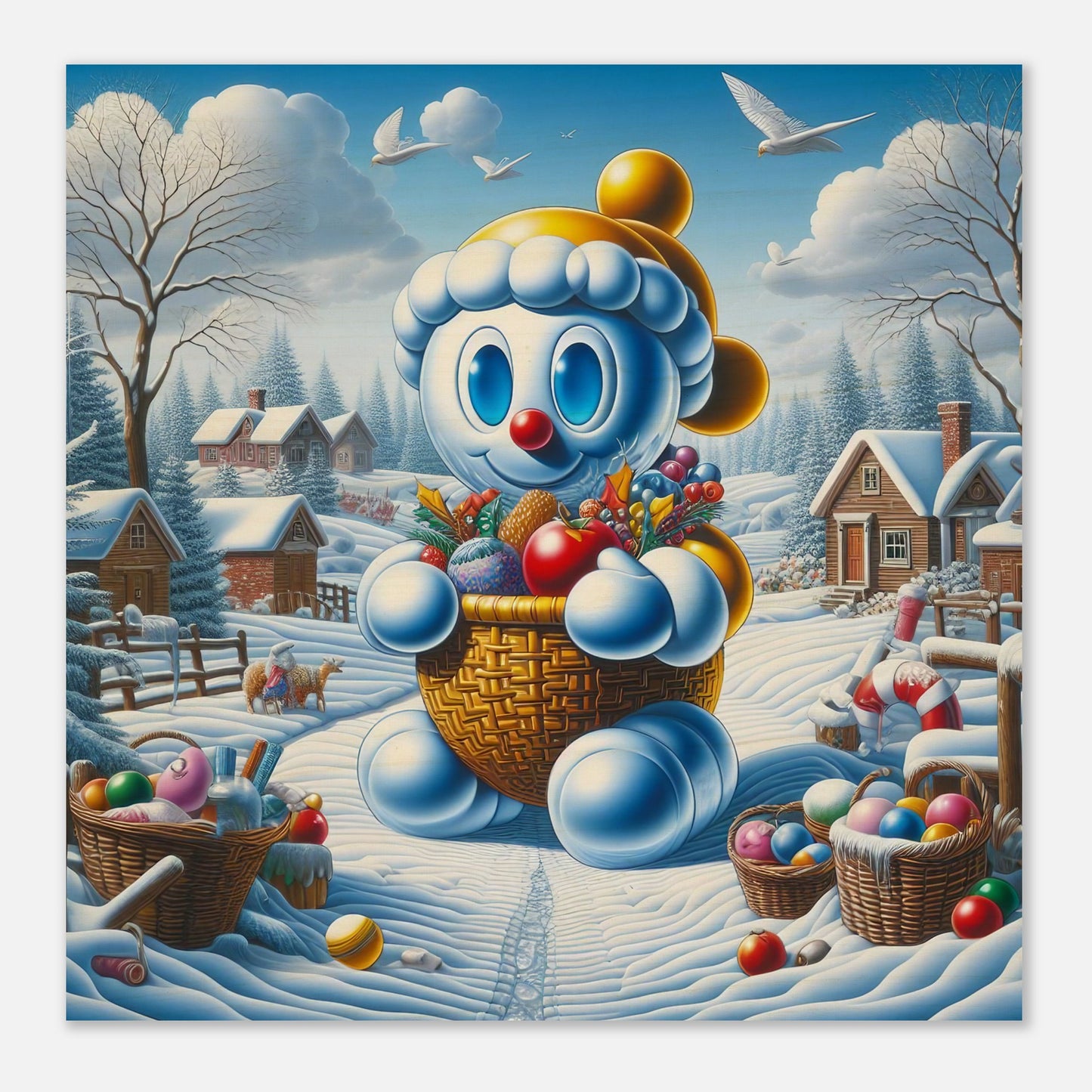 Wall Art - Winter 52 - Baby snowman