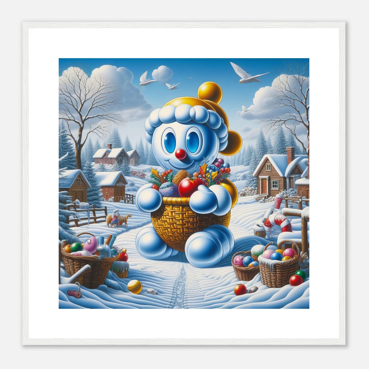 Wall Art - Winter 52 - Baby snowman
