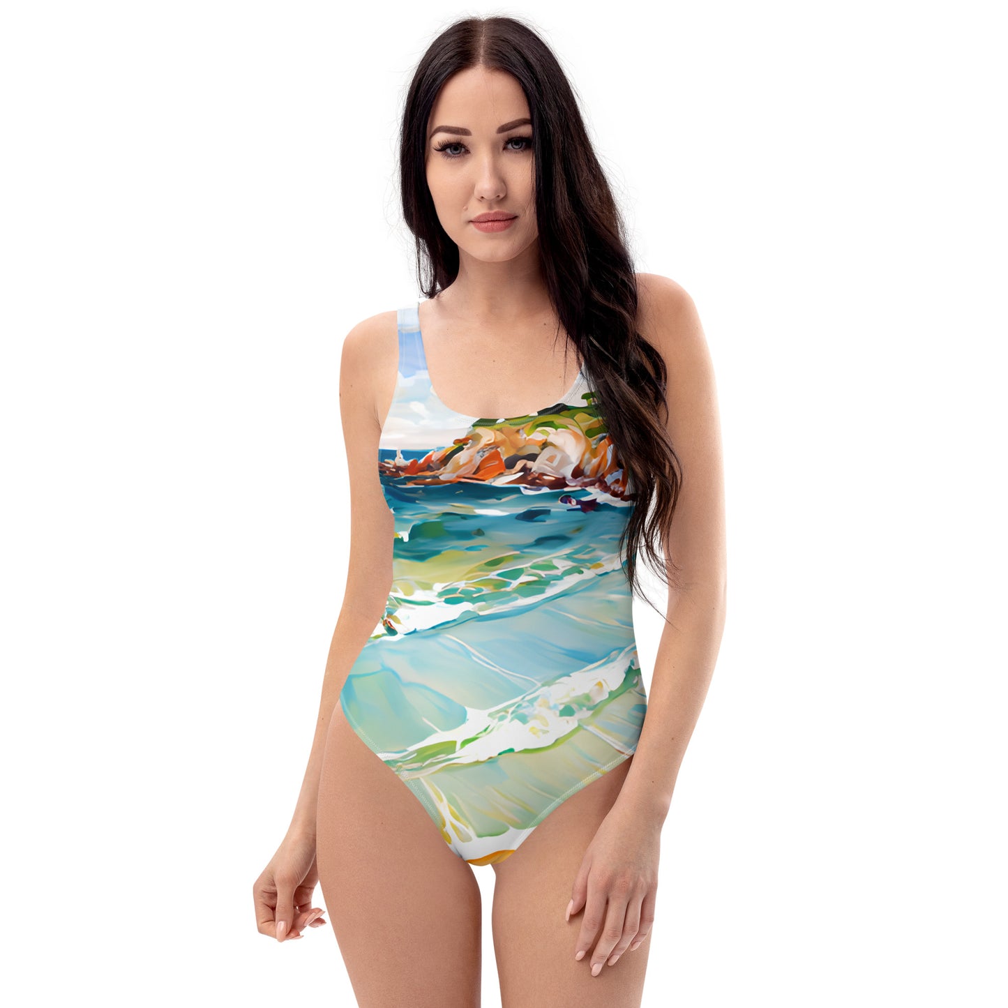 One-Piece Swimsuit - Beach 12001