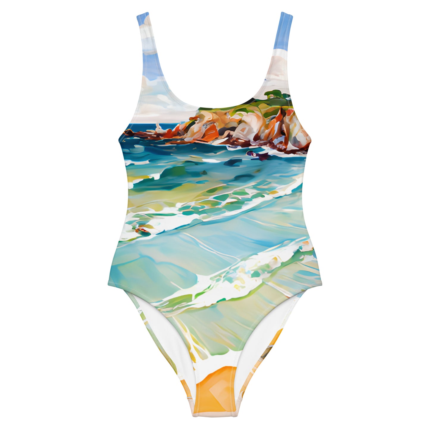 One-Piece Swimsuit - Beach 12001