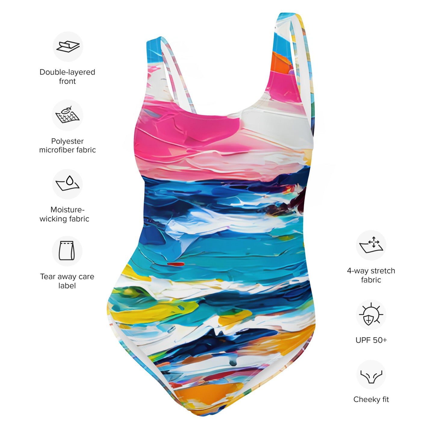 One-Piece Swimsuit - Beach 14001