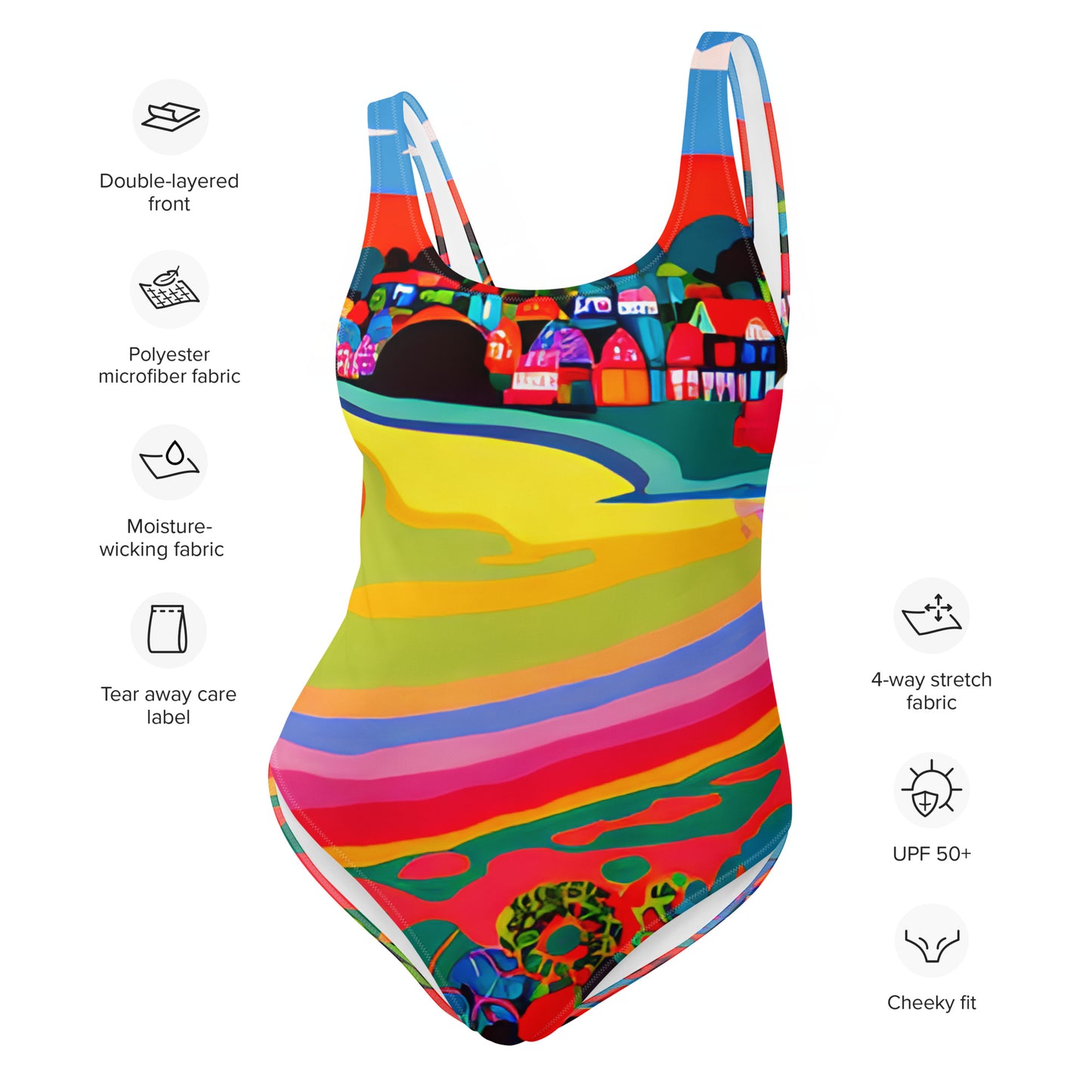 One-Piece Swimsuit - Beach 15001