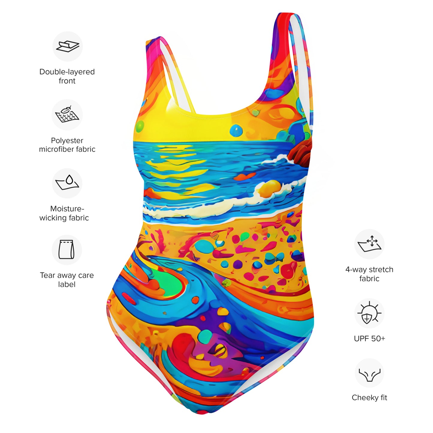 One-Piece Swimsuit - Beach 16001