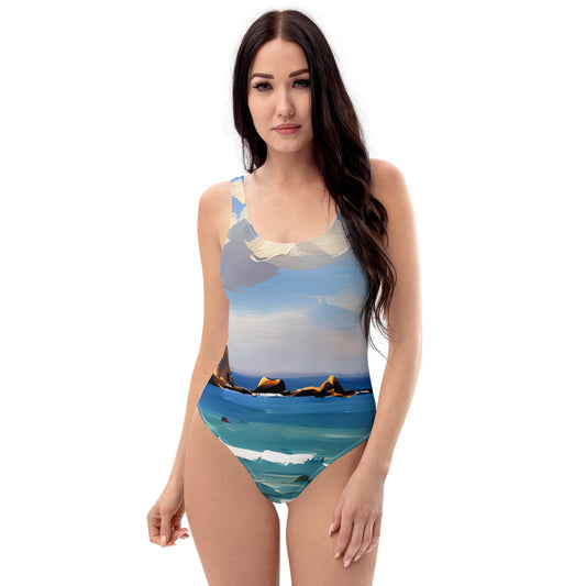 One-Piece Swimsuit - Beach 6001