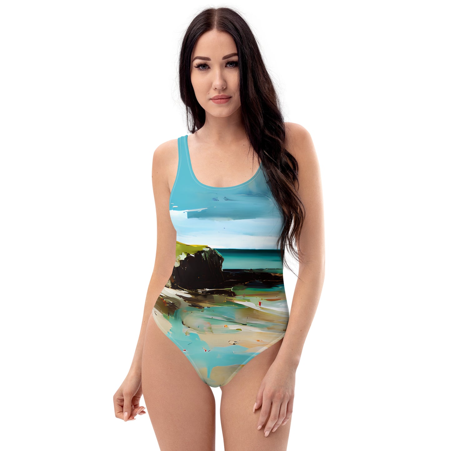 One-Piece Swimsuit - Beach 7001